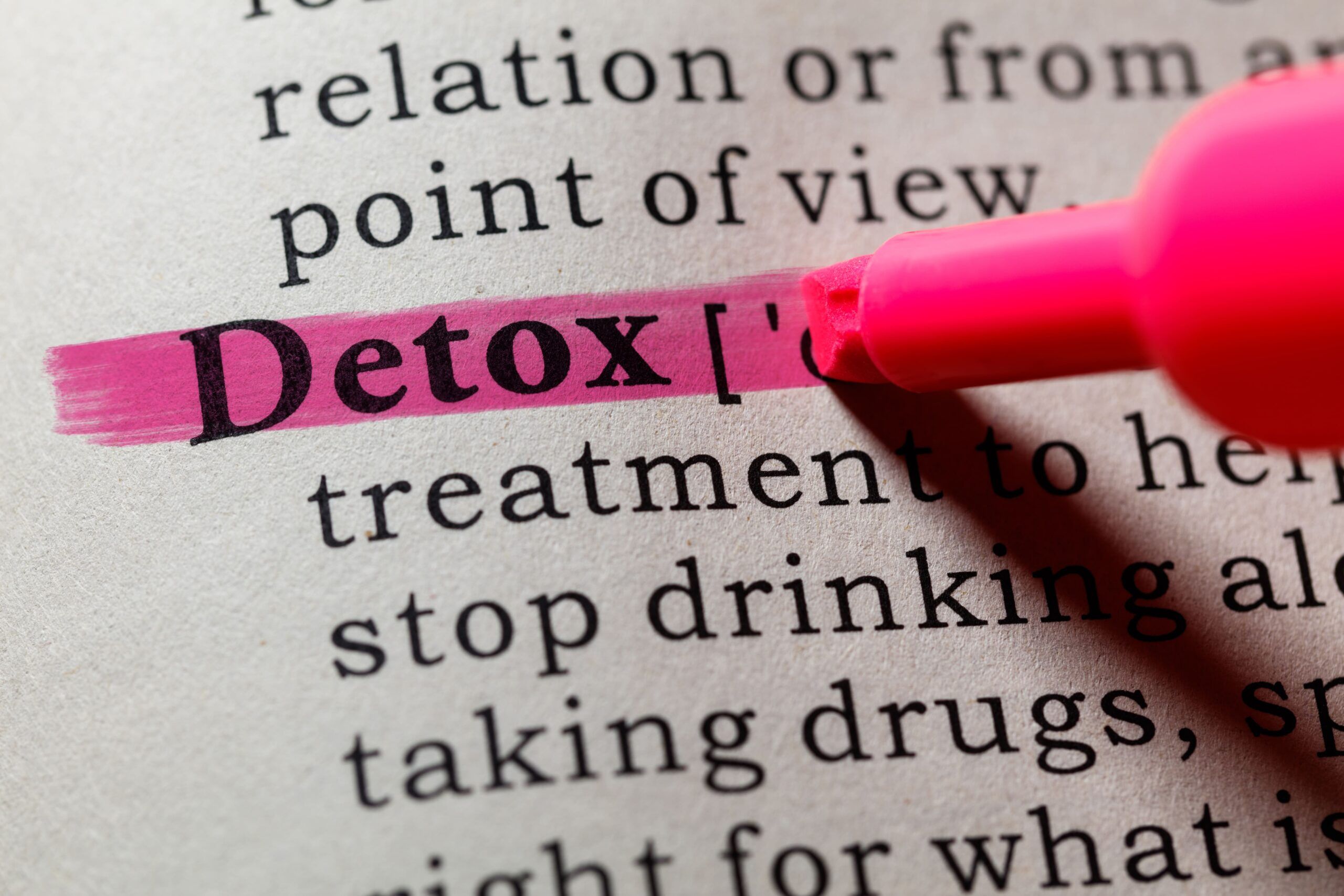 dictionary definition of detox